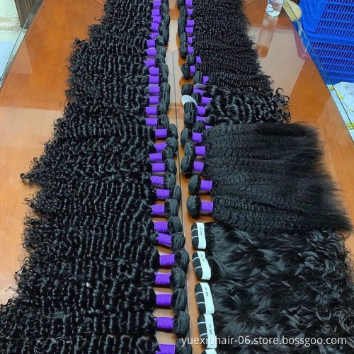 Kinky Curly Peruvian Hair Bundles with Closure Wholesale Raw Virgin Human Hair Vendors Brazilian Hair Bundles